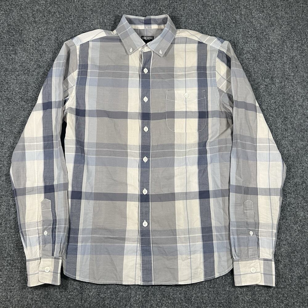 Todd Snyder Shirt Mens Small Multicolor Plaid Button Down Casual Preppy Cotton